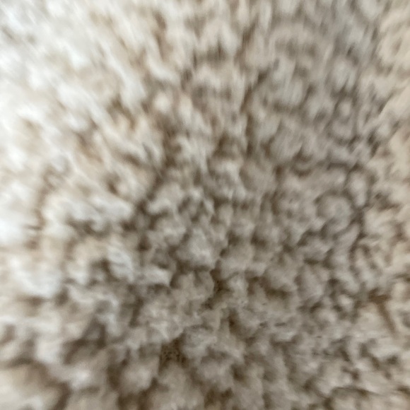 Time And True XL 16-18 Fluffy Off-White Thick Jacket 1x Plus Woman’s Sherpa - Picture 4 of 4